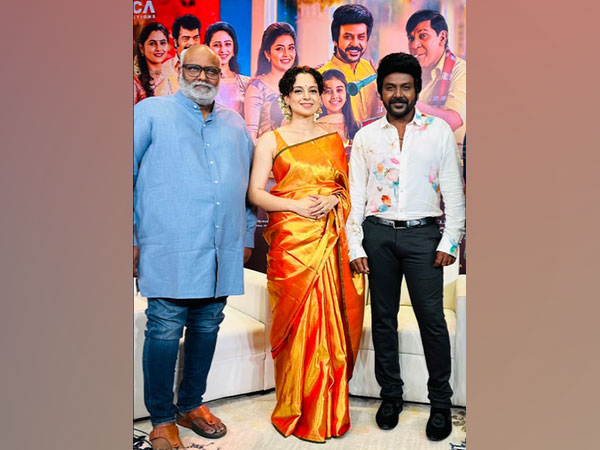 Kangana Ranaut, MM Keeravani, Raghava Lawrence (Image Source: Instagram)