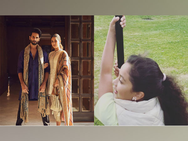 Shahid Kapoor, Mira Rajput, Misha (Image Source: Instagram)