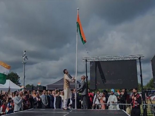 Visual of India Day event from London (Photo/ANI)
