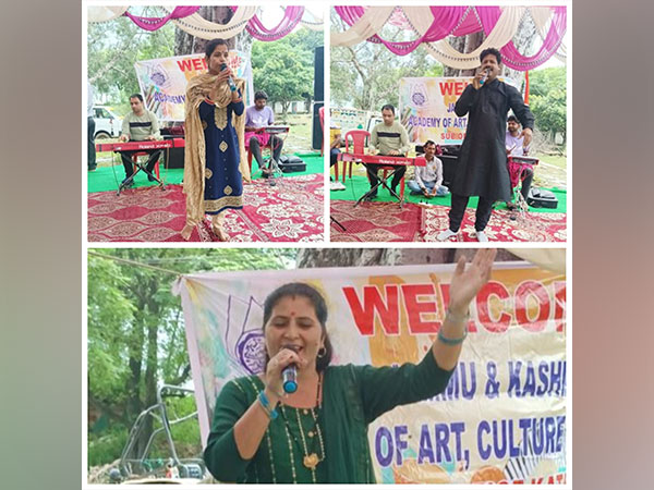 Musical programme by JKACCL organized near Indo-Pak border ( Photo/ANI)