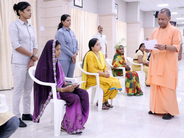 CM Yogi Adityanath hearing public grievances (Photo/UP Govt)