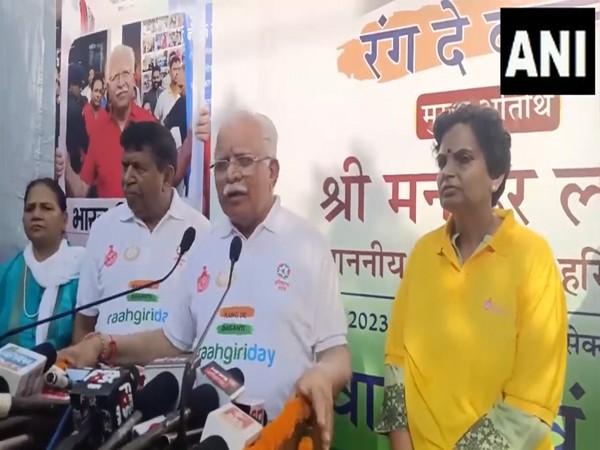 Haryana Chief Minister Manohar Lal Khattar. (Photo/ANI)