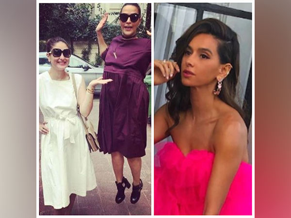 Neha Dhupia, Shibani Akhtar and Kareena Kapoor (Image source: Twitter)