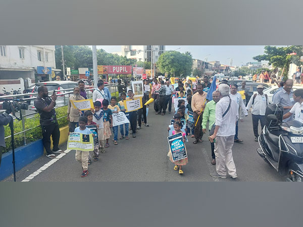 'India March for Science' rally in Chennai. (Photo/ANI)