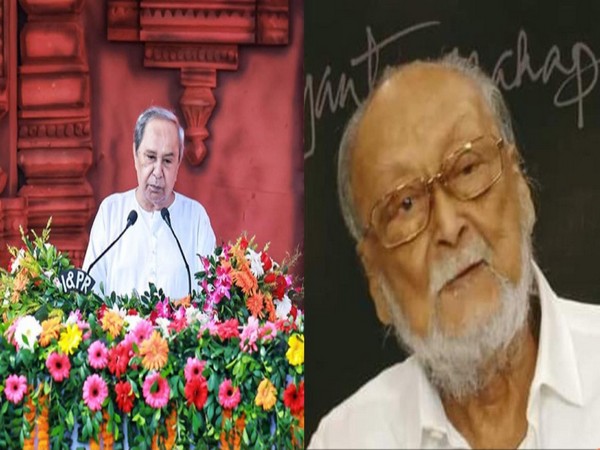 Odisha CM Naveen Patnaik  condoles demise of Jayanta Mahapatra (Image/ANI)