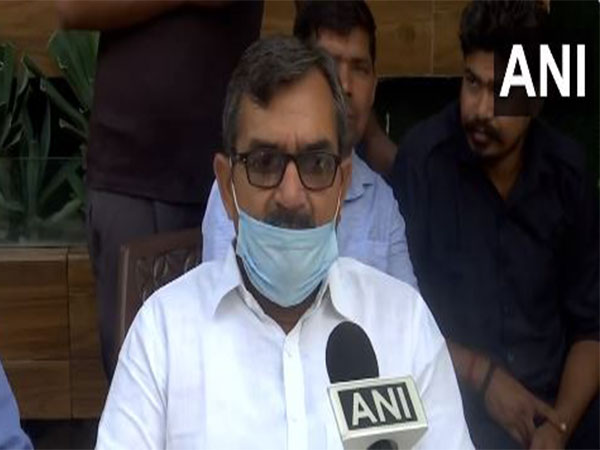 Neeraj Chopra's father Satish Kumar. (Photo/ANI)