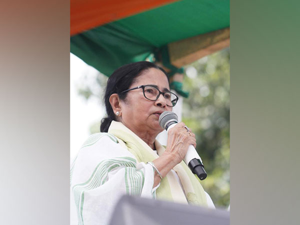 CM Mamata Banerjee addressing rally on the occasion of the Trinamool Chhatra Parishad (TMCP) foundation day. (ANI/photo)