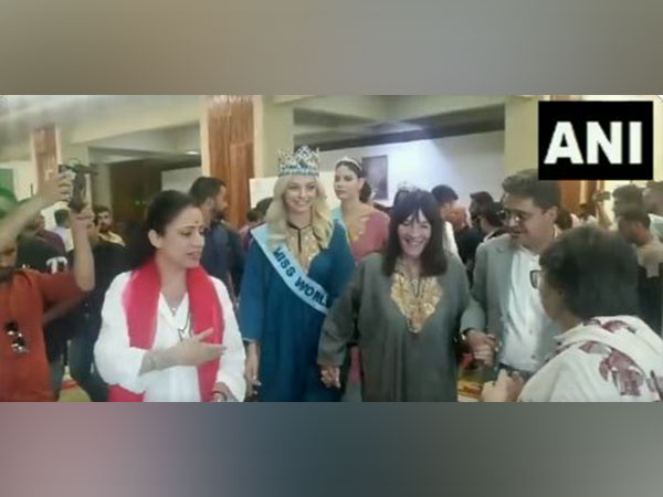 Miss World Karolina Bielawska (Image Source: ANI Photos)