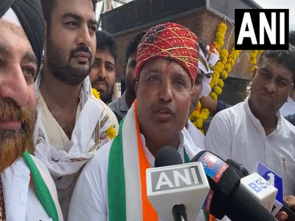 Youth Congress leader Srinivas BV (Photo/ANI)