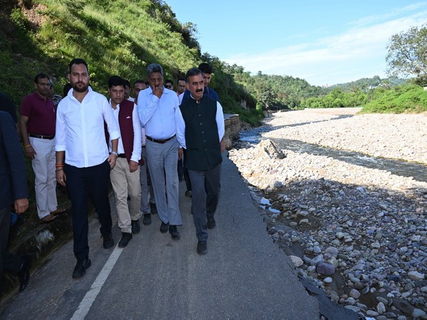 Himachal Pradesh Chief Minister Sukhvinder Singh Sukhu in Hamirpur, Himachal Pradesh. (Photo/ANI)