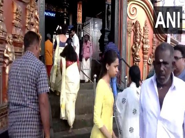 Visual from Pazhavangaadi Sree Maha Ganapathy Temple (Photo/ANI)