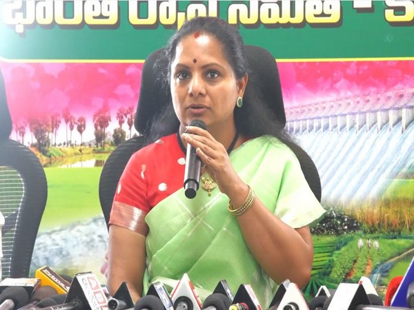 Bharat Rashtra Samiti MLC Kavitha (Image: ANI)