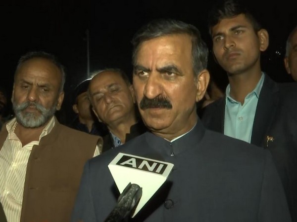 Chief Minister Sukhvinder Singh Sukhu. (Photo/ANI)