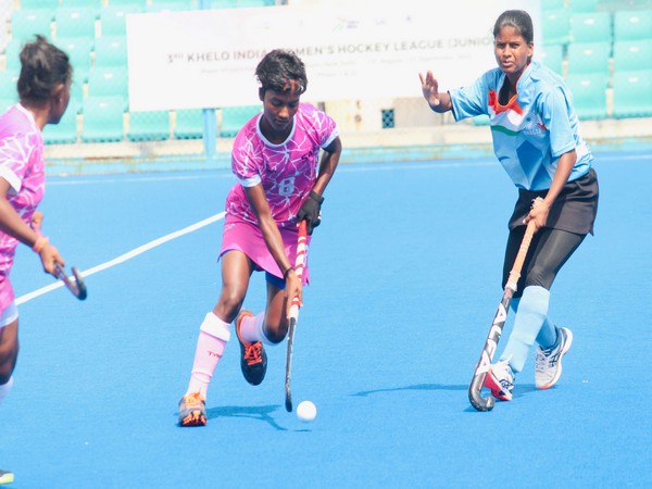 Players in action during Khelo India Junior Women’s Hockey League (Image: HI)