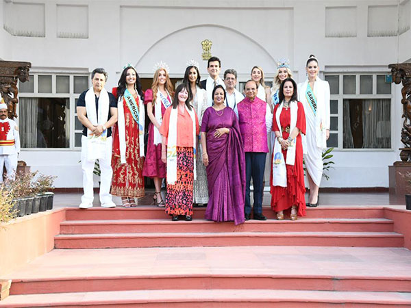 Miss World 2022 Karolina Bielawska meets Delhi LG Vinai Kumar Saxena