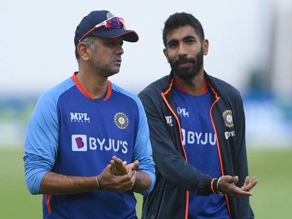 Rahul Dravid and Jasprit Bumrah (Photo: ICC/ Twitter)