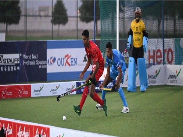 India and Bangladesh players in action (Photo: Hockey India)