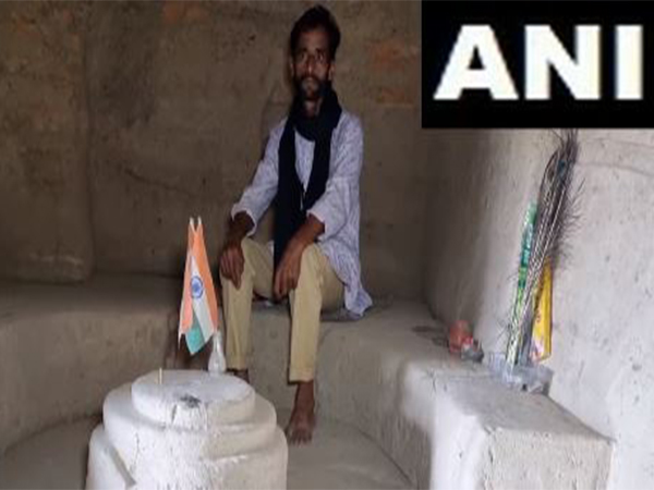 UP man builds 2-storey under-ground house in Hardoi (Photo/ANI)