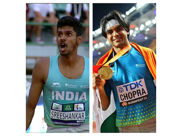 Murali Sreeshankar and Neeraj Chopra (Image: SAI Media) 