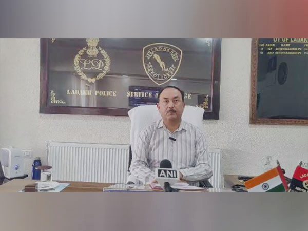 Additional Director General of Police (ADGP) and Head of Police Ladakh Shiv Darshan Singh Jamwal (Photo/ANI)