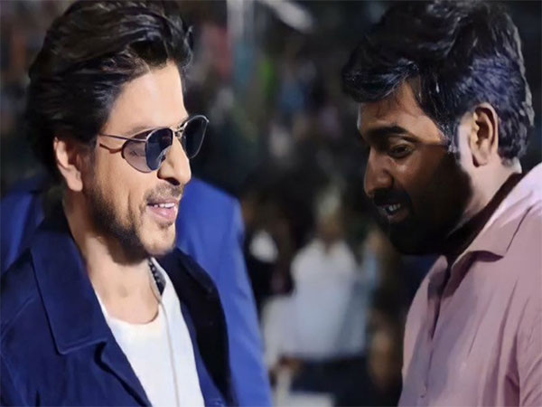 Actors Shah Rukh Khan and Vijay Sethupathi (Image source: SRK Universe)