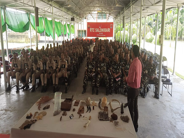 WCCB-Aaranyak sensitises 99 SSB men on combating wildlife crime (Photo/ANI)