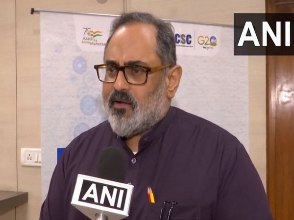 Union minister Rajeev Chandrasekhar (Image: ANI)