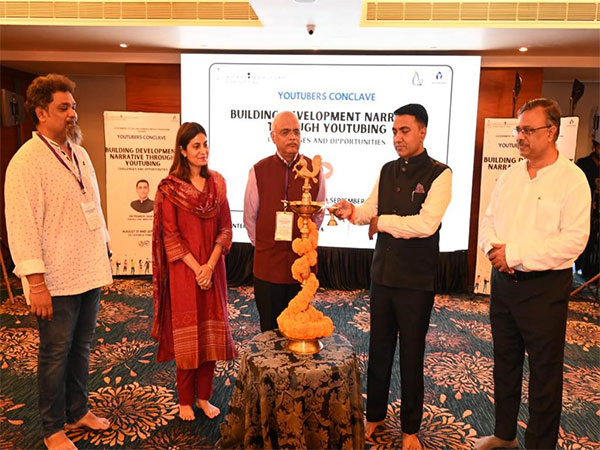 Goa Chief Minister Pramod Sawant inaugurates two days YouTubers Conclave (Photo/ANI)