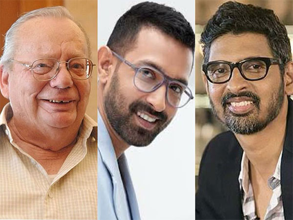Ruskin Bond, Vikrant Massey, Niranjan Iyengar (Image Source: Instagram)