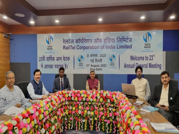 RailTel's 23rd Annual General Meeting in Delhi (Image/ANI)