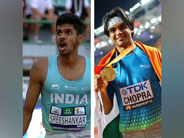 Murali Sreeshankar and Neeraj Chopra (Image: SAI Media)