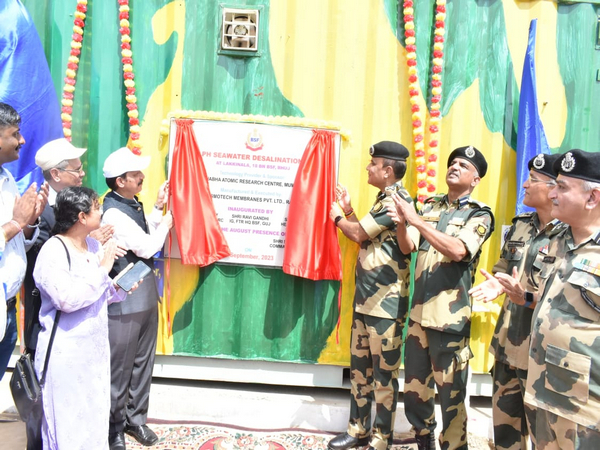 Water purification plant inaugurated in the Creek region of Bhuj (Photo/BSF GUJARAT X) 