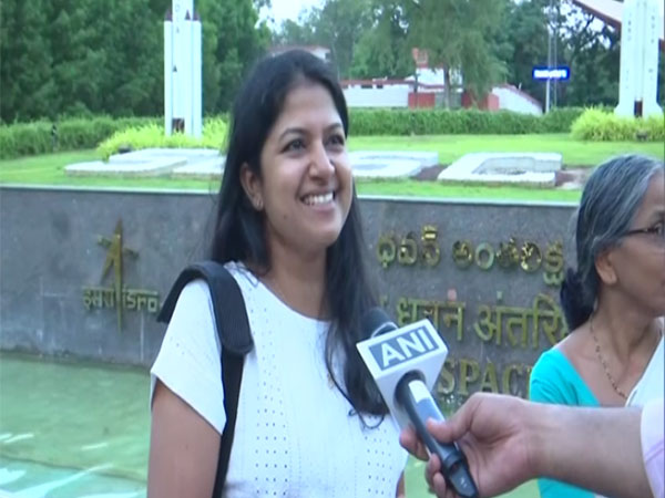 Keerthi, the wife of a project scientist (Photo/ANI)