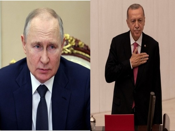 Russian President Vladimir Putin (left) and Turkish President Recep Tayyip Erdogan