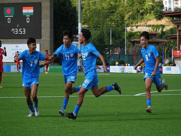 India U-16 Men's Team during SAFF U16 Championship (Image: AIFF)