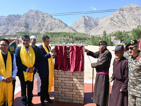 Maharashtra Deputy CM lays foundation stone for renovation of Trishul War Memorial and Museum (Photo/ANI)