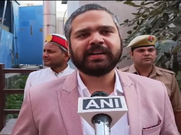 UP Bar Council Vice President Anurag Pandey (Photo/ANI)