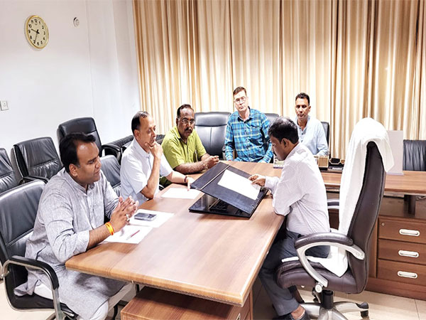 BJP delegation meets Chief Electoral Officer, Uttarakhand (Photo/ANI)