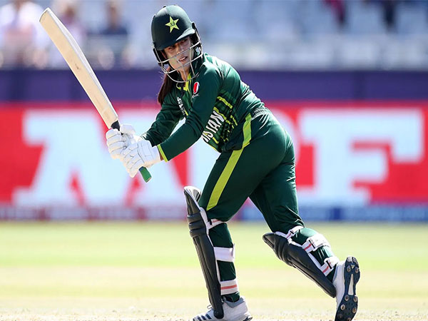 Pakistan women's team opener Sidra Ameen against South Africa (Image: ICC)