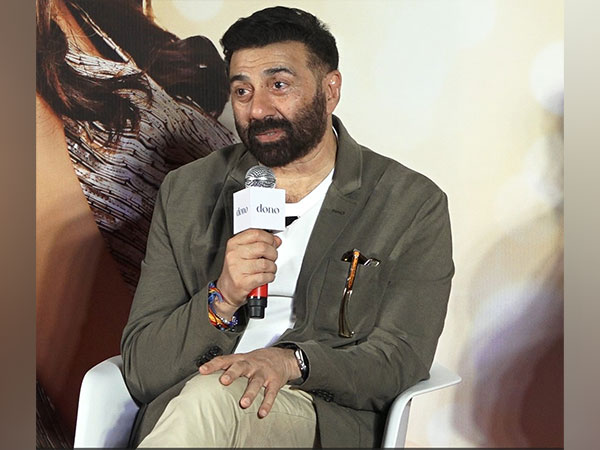 Sunny Deol during 'Dono' trailer launch (Image source/ANI)