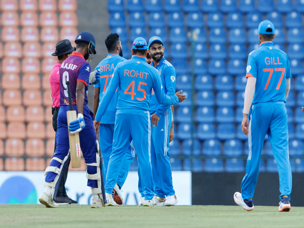 Team India celebrating a wicket. (Photo- BCCI Twitter)