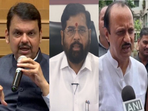 Deputy Chief Minister of Maharashtra Devendra Fadnavis, CM Eknath Shinde and Deputy Chief Minister Ajit Pawar (Photo/ANI)
