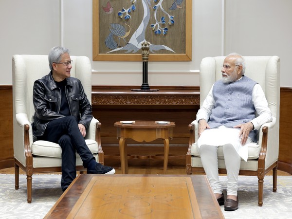 Nvidia CEO Jensen Huang, Prime Minister Narendra Modi (Image Credit: X/@NarendraModi)