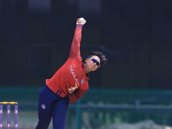 Thailand spinner Nattaya Boochatham (Photo: Cricket Thailand/ Twitter)