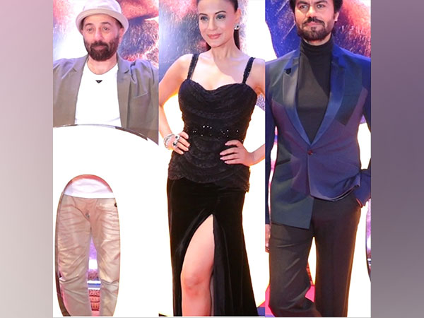 Sunny Deol, Ameesha Patel and Gaurav Chopra (Image source: ANI/Photos)