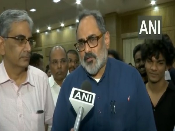 Minister of State Rajeev Chandrasekhar. (Photo/ANI)