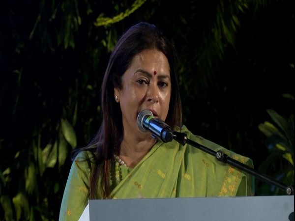 MoS MEA Meenakashi Lekhi speaking at an event (Photo/ANI)