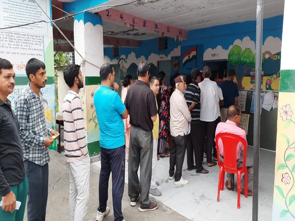 Voting for bypoll at Uttarakhand's Bageshwar Assembly seat is underway. (Photo/ANI)