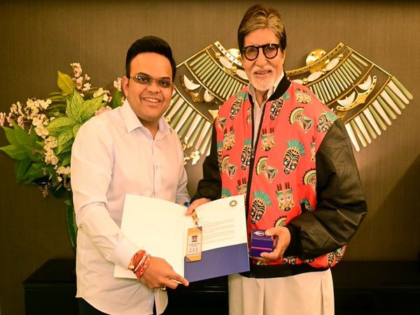 Jay Shah and Amitabh Bachchan (Photo: BCCI/ Twitter)