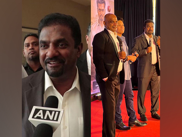 Muttiah Muralitharan, Sanath Jayasuriya, Sachin Tendulkar (Image Source: ANI, Twitter)